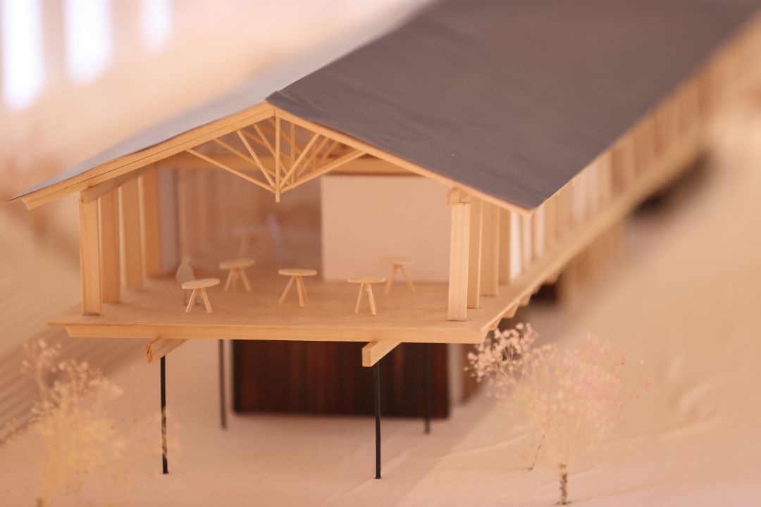 木組みの模型作り体験