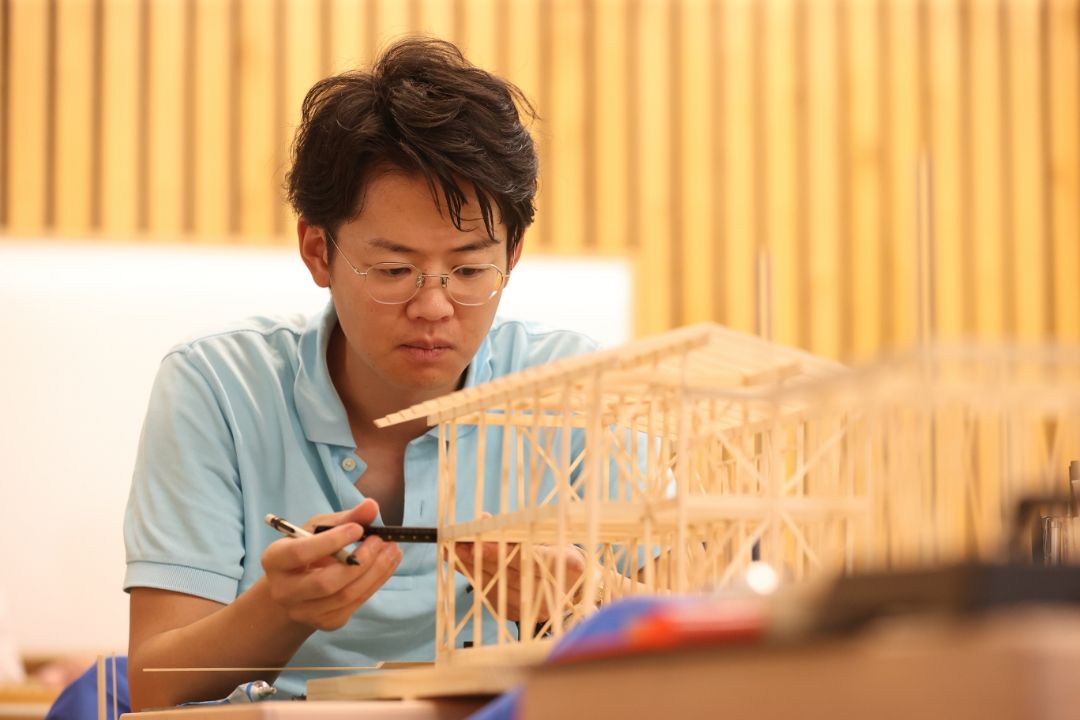 木組みの模型作り体験